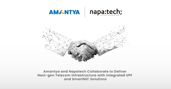 Amantya and Napatech Partner to Deliver Next-Gen Telecom Infrastructure